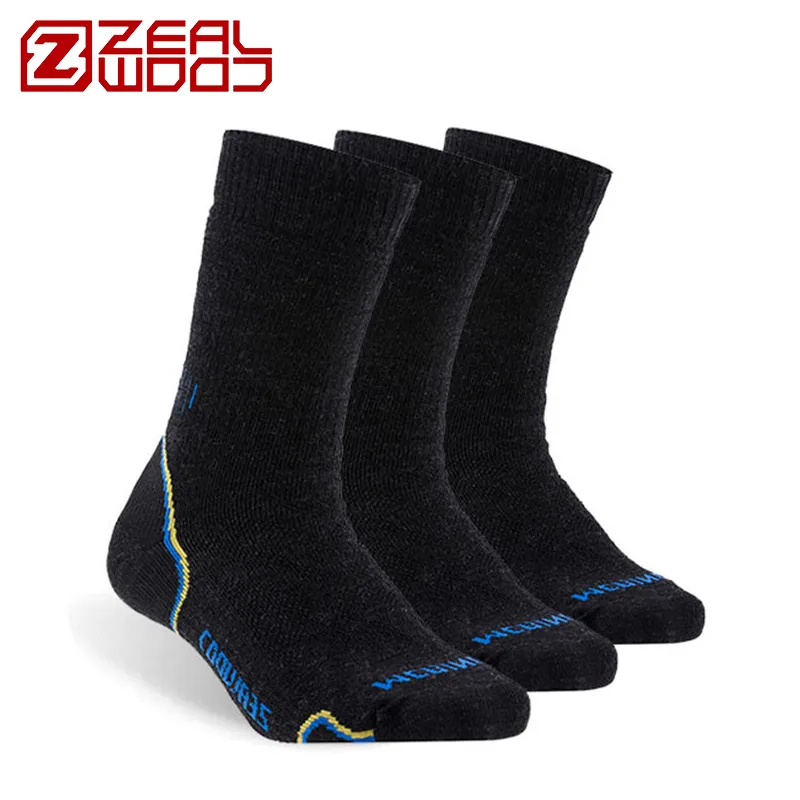 Zealwood-男性と女性のための厚いメリノウールスポーツ - Wool Hiking Sock のレビューと価格