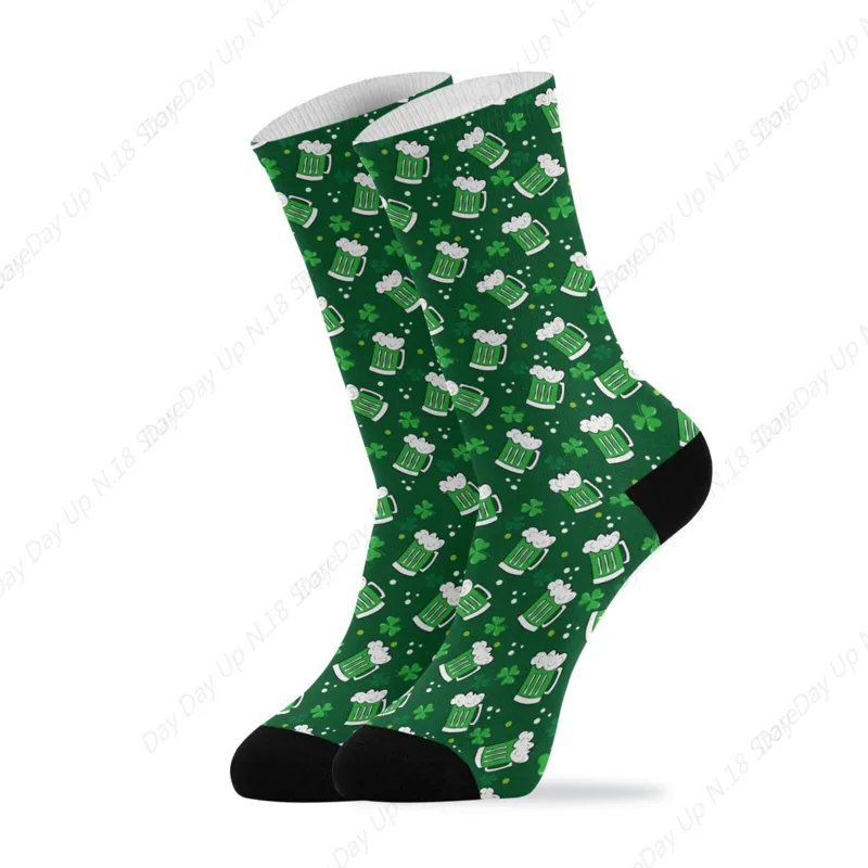 男性と女性のためのコットンカジュアルソックス,グリーンクロー - Cotton Crew Sock Pack のレビューと価格