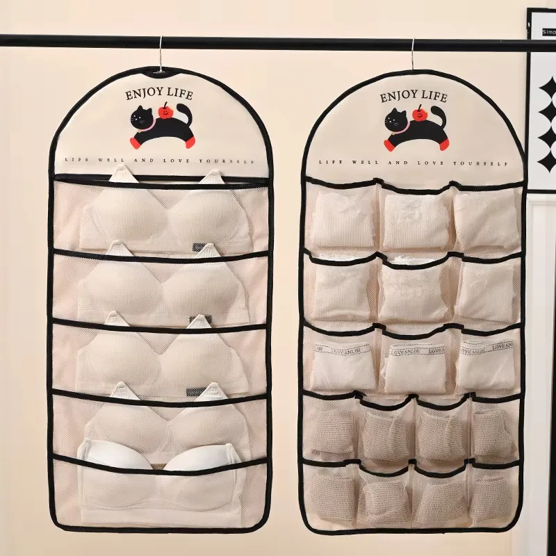 収納メッシュバッグ下着靴下収納、ネットポケットポータブル多層 - Sock Organizer Tray のレビューと価格