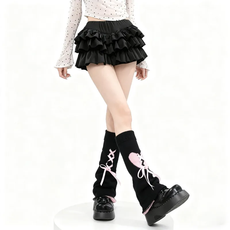 Y2K ハートタイフレアスラウチレッグウォーマー女性用原宿ニ - Boot Sock Slouchy のレビューと価格