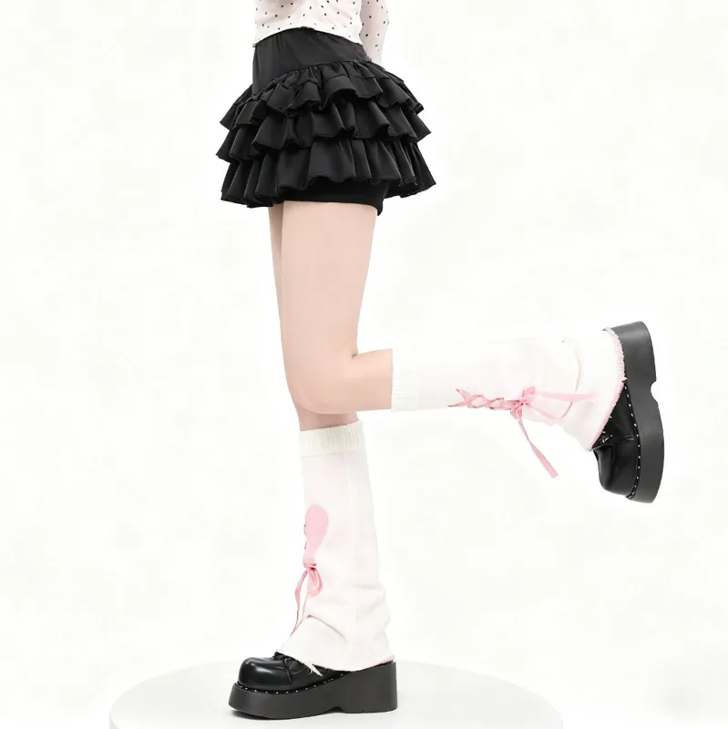Y2K ハートタイフレアスラウチレッグウォーマー女性用原宿ニ - Boot Sock Slouchy のレビューと価格