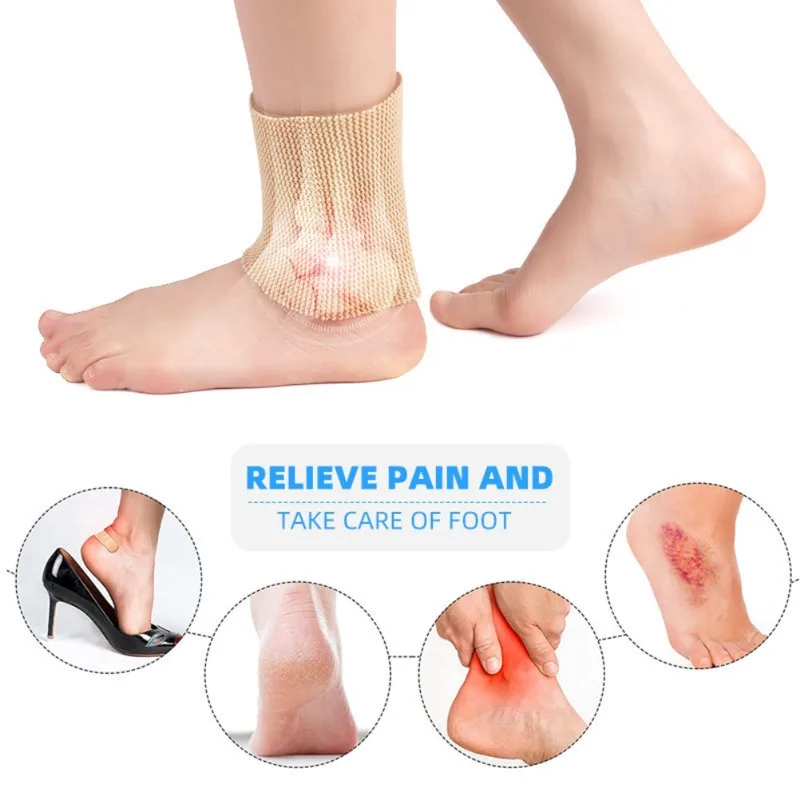 1 ペア足首ブレース圧縮サポートスリーブアキレス腱サポート足 - Ankle Brace Sock のレビューと価格