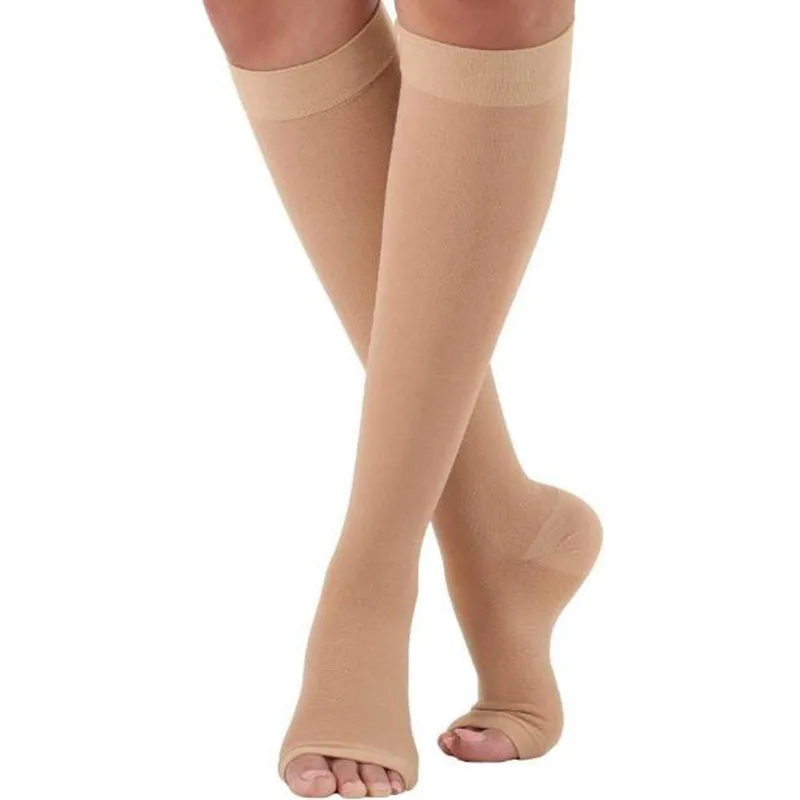 伸縮性のある膝丈ソックス,コンプレッションストッキング,静脈 - Compression Sleeve Calf のレビューと価格