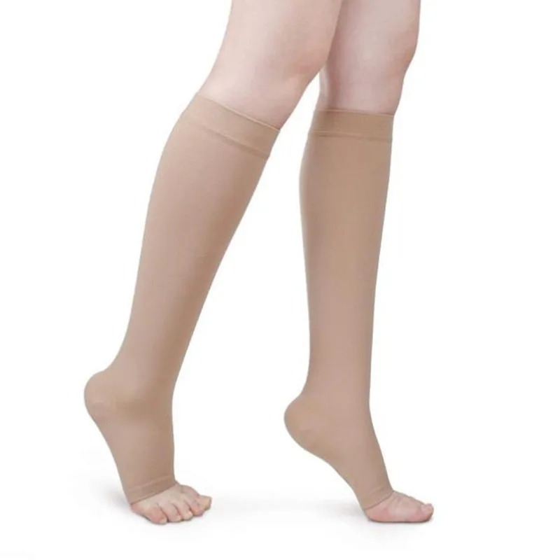 伸縮性のある膝丈ソックス,コンプレッションストッキング,静脈 - Compression Sleeve Calf のレビューと価格
