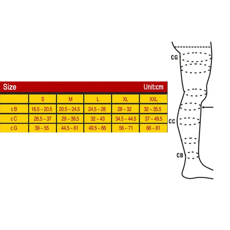 伸縮性のある膝丈ソックス,コンプレッションストッキング,静脈 - Compression Sleeve Calf のレビューと価格