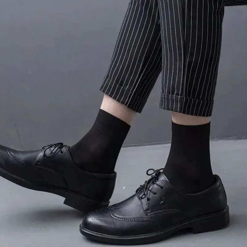 10 ペア新しい通気性のある男性用アイスシルクソックスソフト - Silk Sock Bamboo のレビューと価格