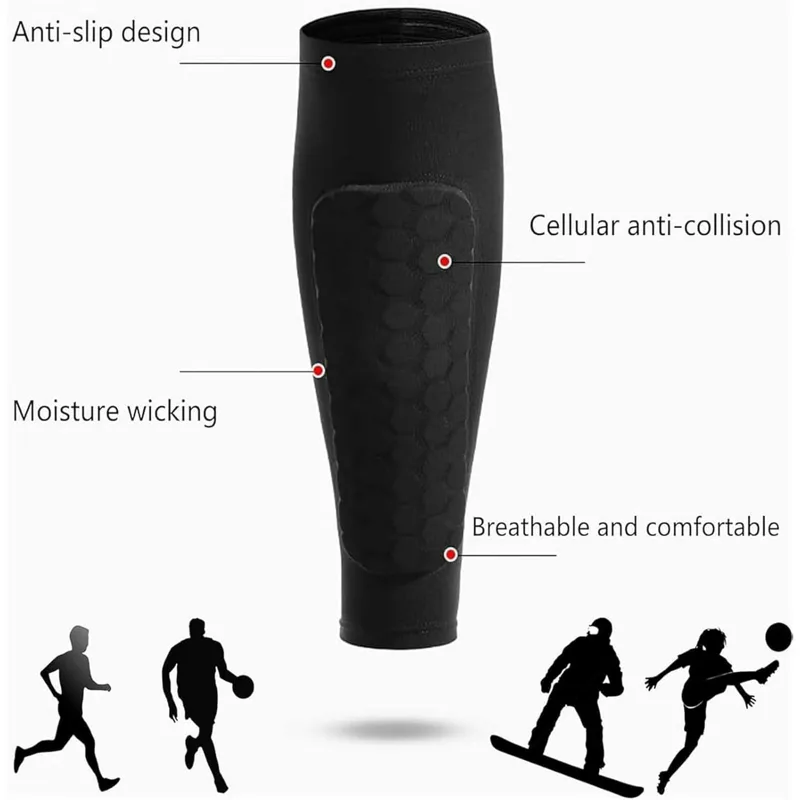サッカー シンガード シンガードスリーブ 軽量保護サッカー用 - Compression Sleeve Calf のレビューと価格