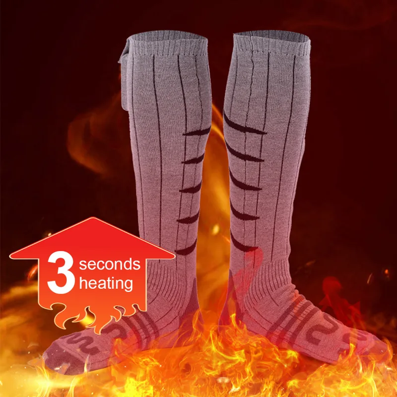 冬用電気加熱靴下 USB充電式サーマルヒーティングサーモソッ - Thermal Sock Winter のレビューと価格