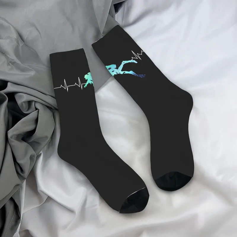 カスタムクールメンズスキューバダイビングハートビートドレスソ - Dress Sock Men のレビューと価格