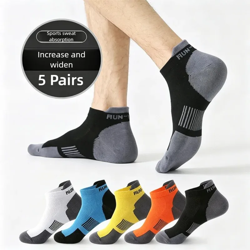 5 ペアプラスサイズ薄型ノーショーソックス男性女性夏通気性消 - No Show Sock Women のレビューと価格