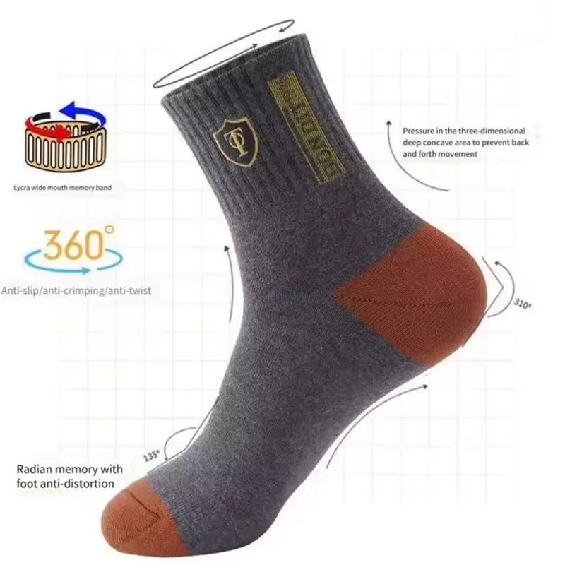メンズ20足組プレミアムサーマルクルーソックス ソフトで暖か - Cotton Crew Sock Pack のレビューと価格