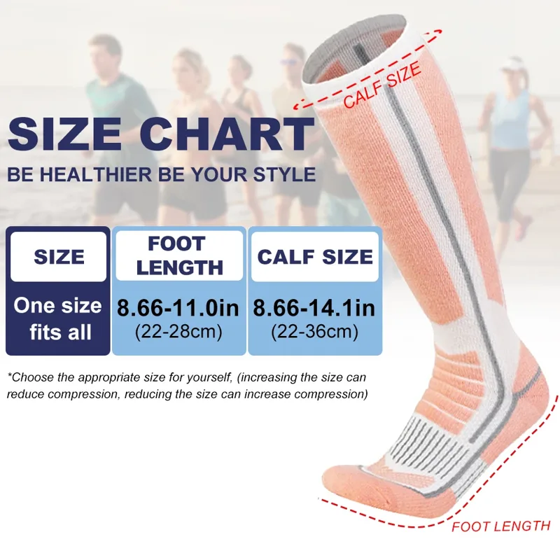 1 ペアメリノウールサーマルソックス男性女性冬ロング暖かい圧 - Wool Hiking Sock のレビューと価格