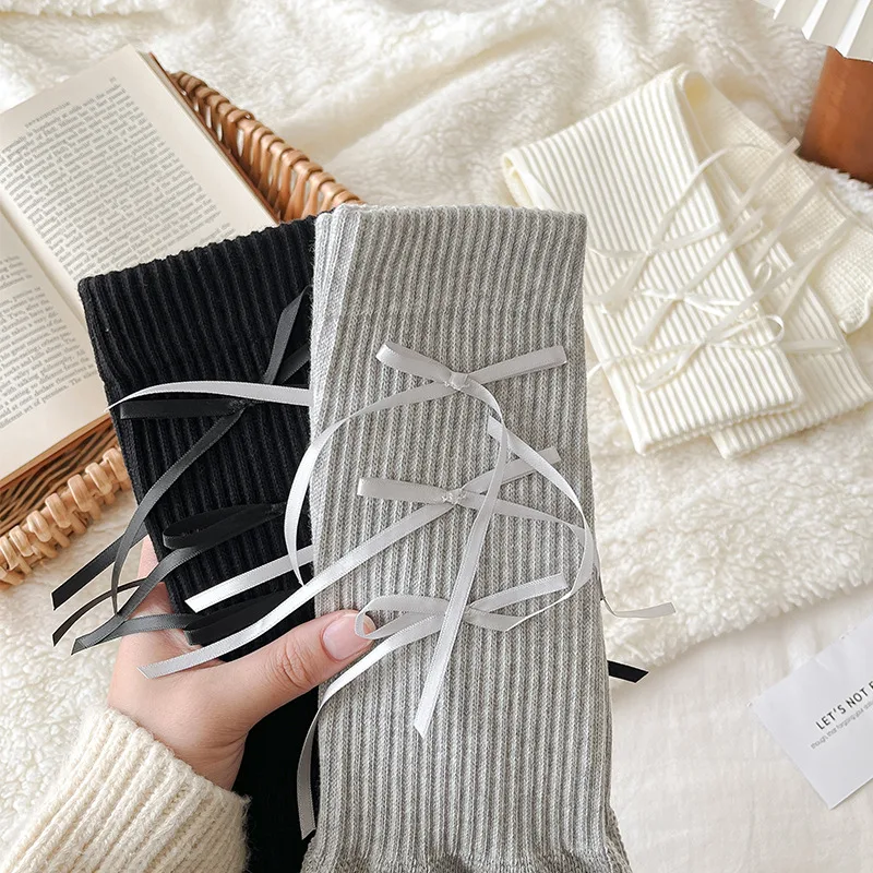 女の子用ニットレッグウォーマー、ホワイトサーマルブーツソック - Boot Sock Slouchy のレビューと価格