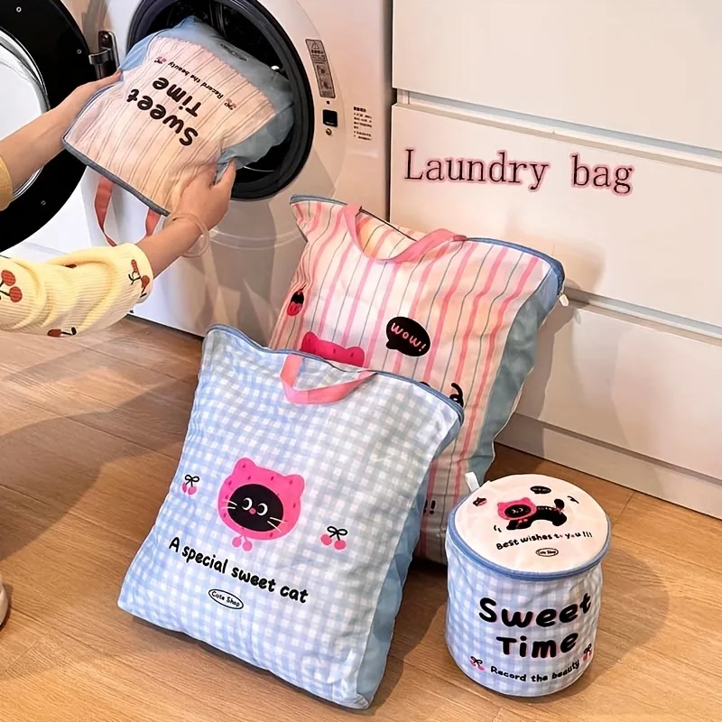 かわいい猫パンダランドリーバッグ、耐久性のあるポリエステル製 - Sock Organizer Tray のレビューと価格