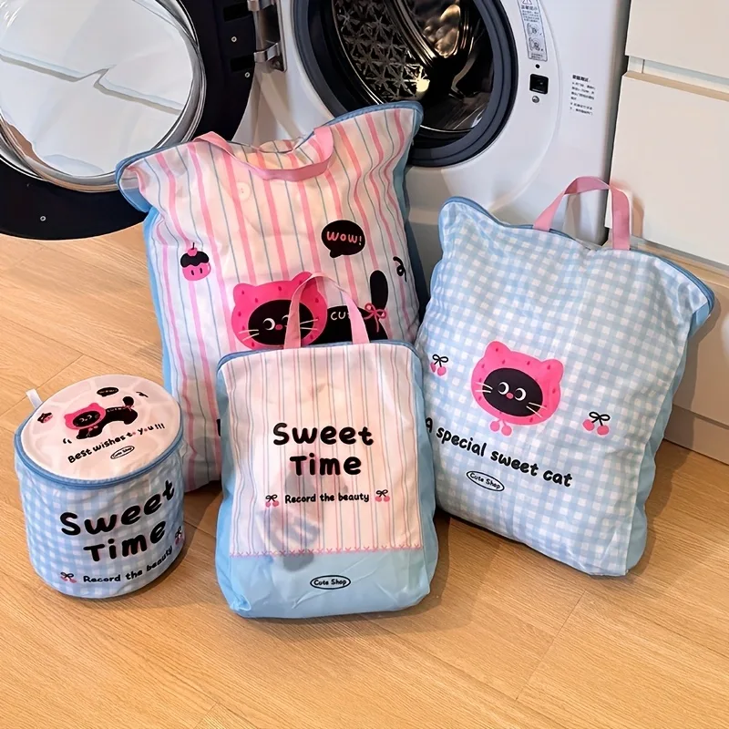 かわいい猫パンダランドリーバッグ、耐久性のあるポリエステル製 - Sock Organizer Tray のレビューと価格