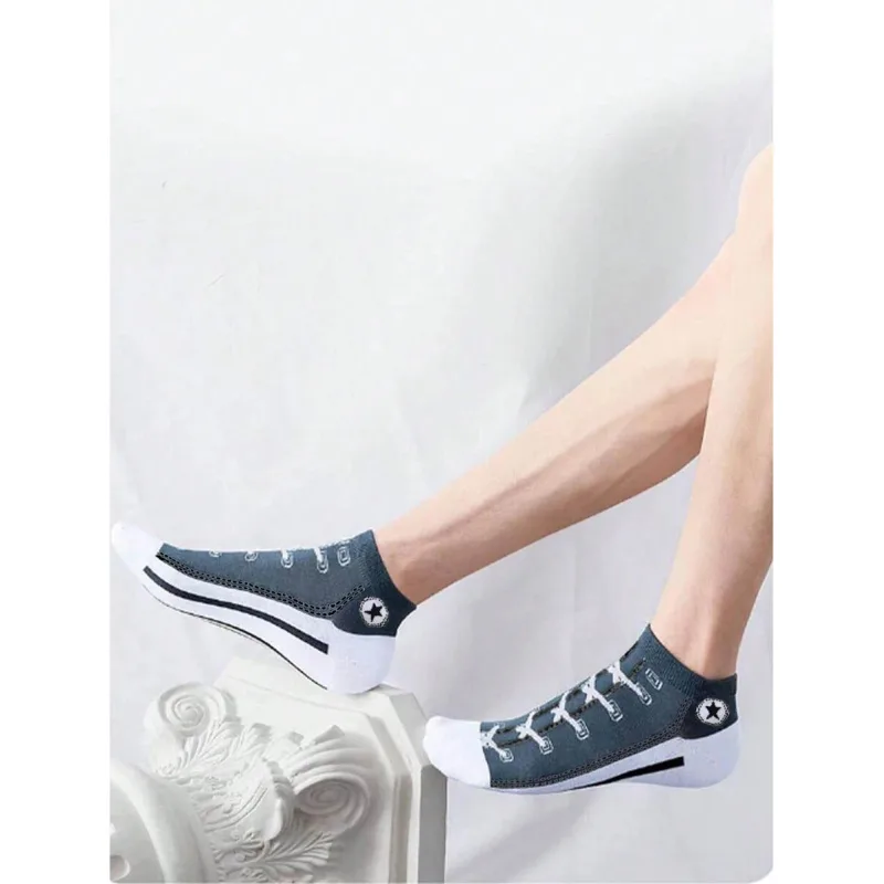 5/10足組 マルチカラー 通気性のあるローカットアンクルソ - Ankle Sock Low Cut のレビューと価格