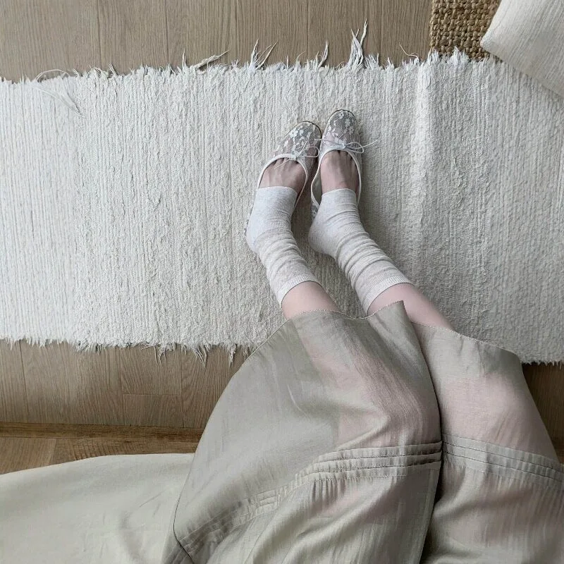1 ペアのシアーメッシュスラウチーレッグウォーマー、レイジー - Boot Sock Slouchy のレビューと価格
