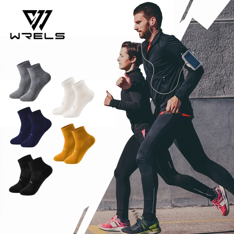 WRELS メリノウール靴下圧縮冬足首綿靴下バスケットボール - Wool Hiking Sock のレビューと価格