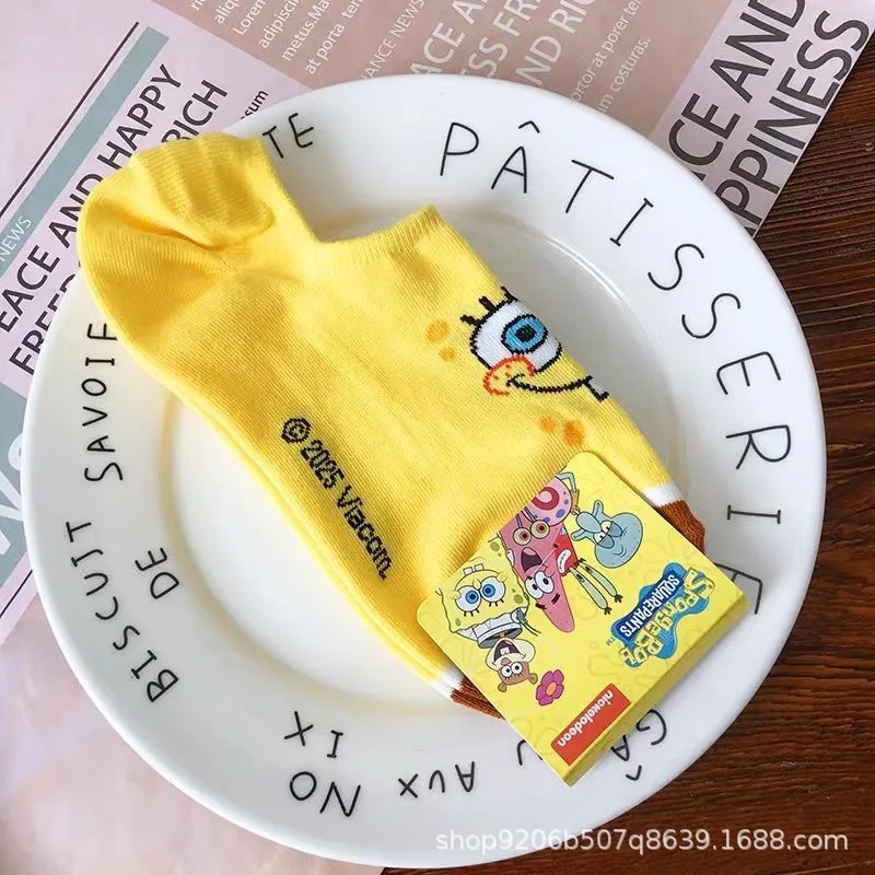 4 個ホットかわいいスポンジボブスクエアパンツシリーズローフ - Invisibility Sock Loafer のレビューと価格