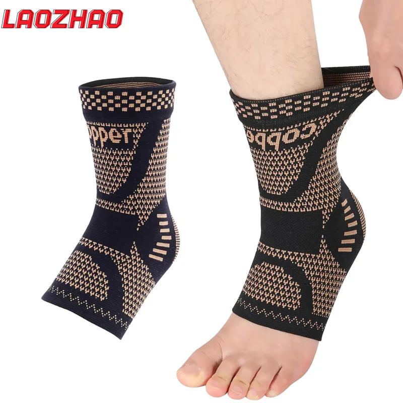 2個入り銅製足首サポーター 男女兼用、足底筋膜炎、スポーツ、 - Ankle Brace Sock のレビューと価格