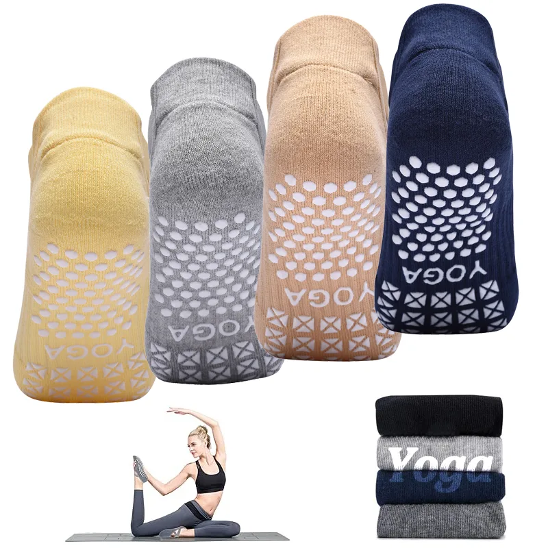 女性ノンスリップヨガソックスシリコーン屋内綿包帯バックレスピ - Grip Sock Yoga のレビューと価格