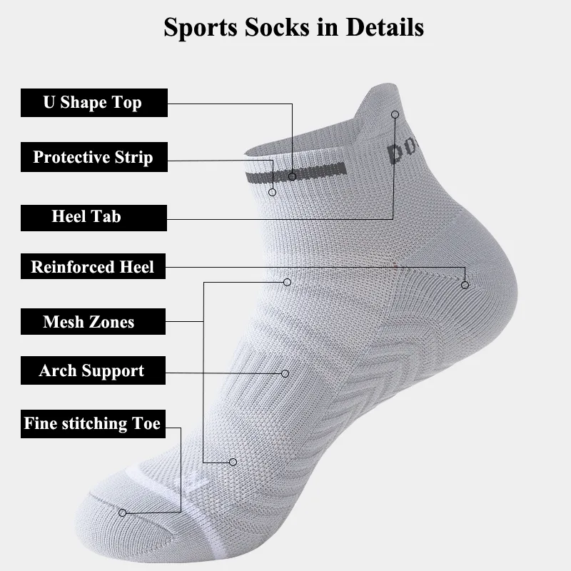 通気性と滑り止めのランニングソックス,スポーツ,マラソン,バ - Ankle Brace Sock のレビューと価格