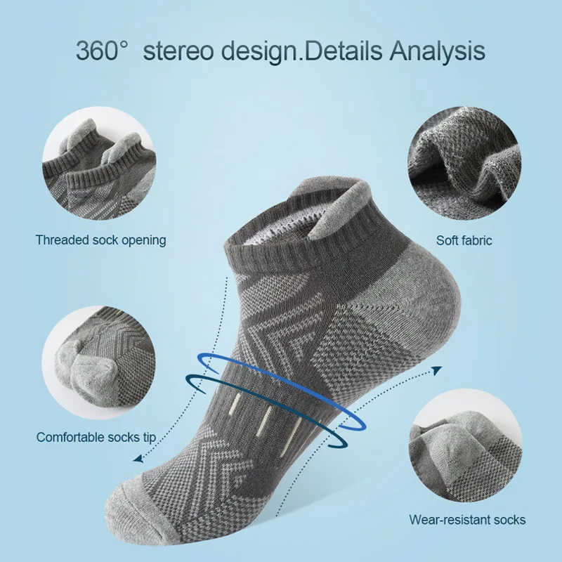 6/12足組 クッション性のあるアスレチックアンクルソックス - Ankle Sock Low Cut のレビューと価格