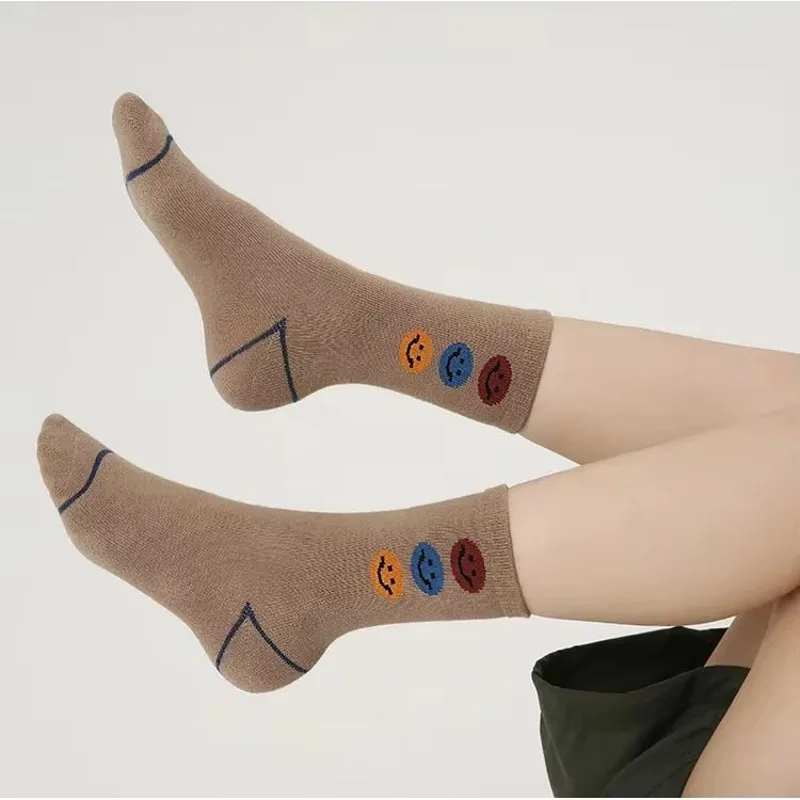 子供の色コントラストクルーソックス、ふくらはぎの靴下、男の子 - Cotton Crew Sock Pack のレビューと価格