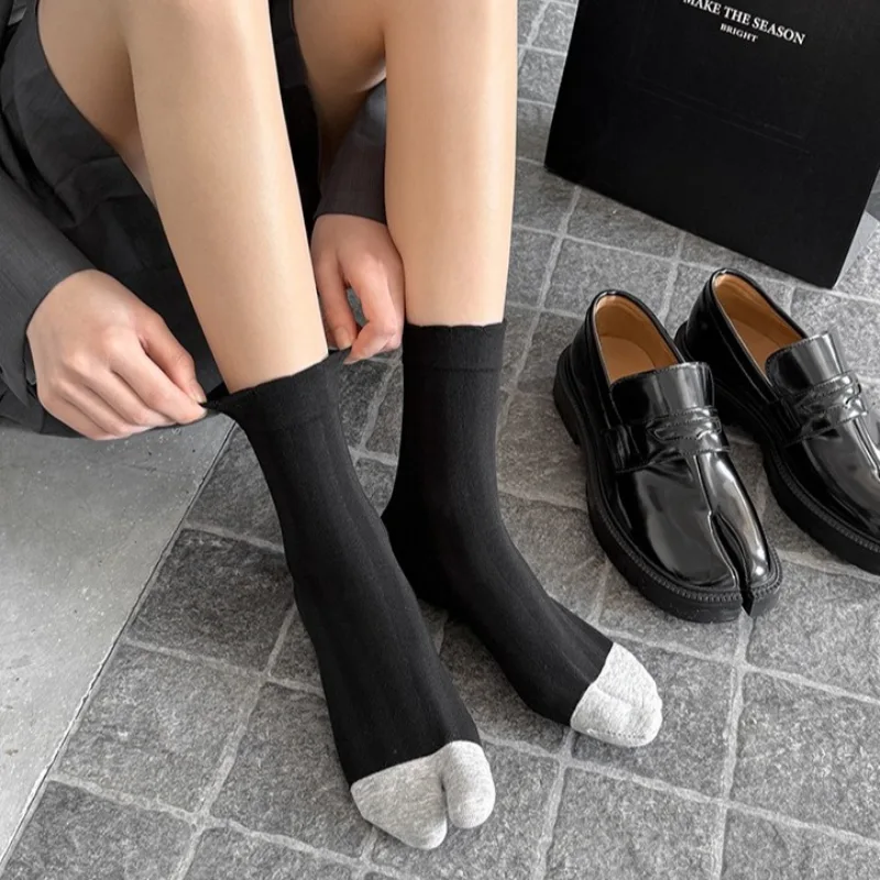 日本製スプリットトゥコットンタビソックス女性用レトロストライ - Toe Sock Split のレビューと価格