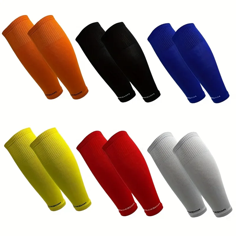 1 ペアのコンプレッションフットボールソックスカバー、コンプ - Compression Sleeve Calf のレビューと価格