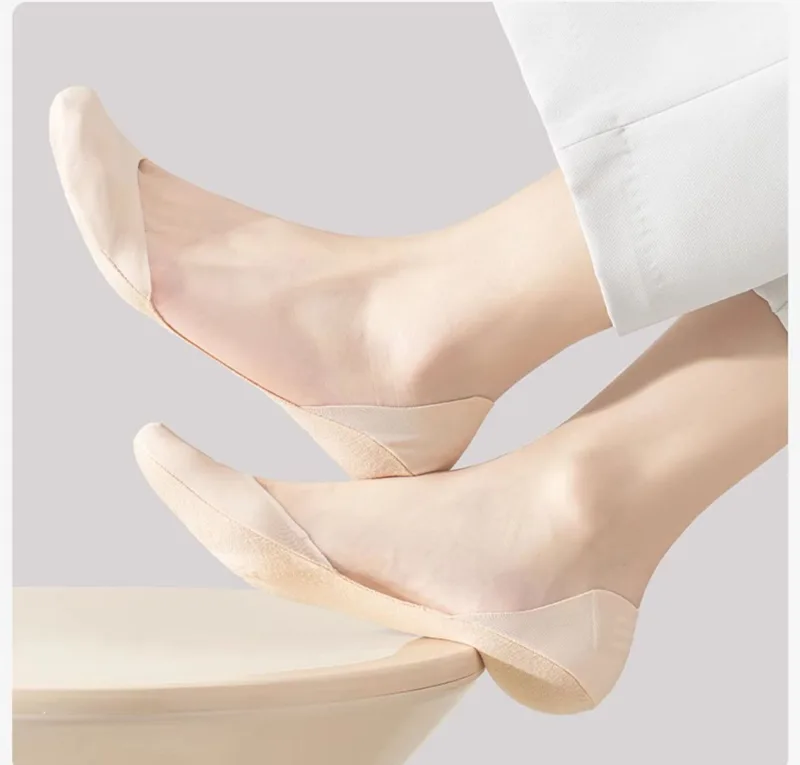女性用インビジブルノーショーライナーソックス、滑り止めシリコ - Invisibility Sock Loafer のレビューと価格