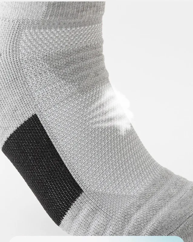 3足組の通気性のあるメッシュアスレチックテリーソックス、クッ - Athletic Sock Cushion のレビューと価格
