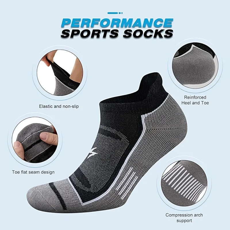 6 パック メンズ アスレチック ソックス 厚手のクッション - Athletic Sock Cushion のレビューと価格