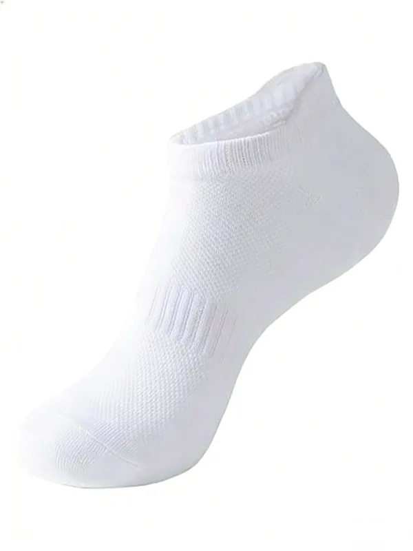 6 ペア女性男性白アンクルソックス通気性メッシュノンスリップ - No Show Sock Women のレビューと価格