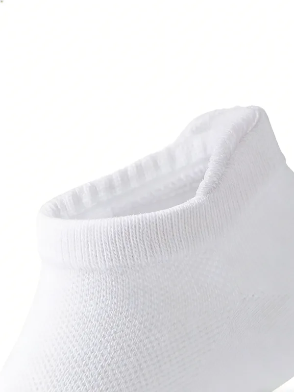 6 ペア女性男性白アンクルソックス通気性メッシュノンスリップ - No Show Sock Women のレビューと価格