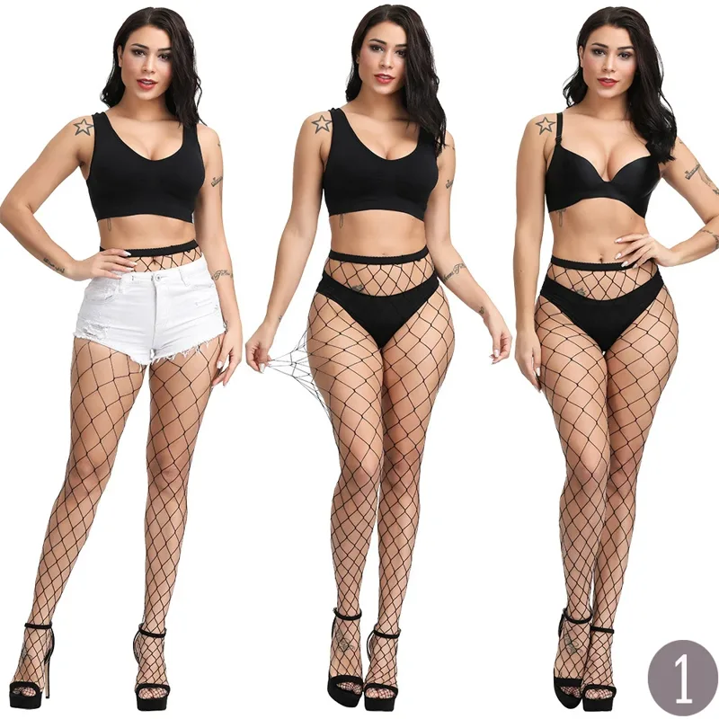 女性用フィッシュネットパンティストッキング、中空メッシュタイ - Fishnet Stocking Women のレビューと価格