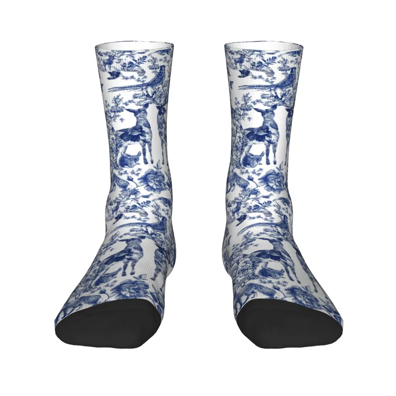 カスタムヴィンテージフランス風トワルドジュイ クルーソックス - Dress Sock Men のレビューと価格