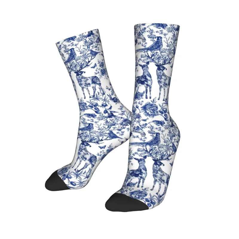 カスタムヴィンテージフランス風トワルドジュイ クルーソックス - Dress Sock Men のレビューと価格