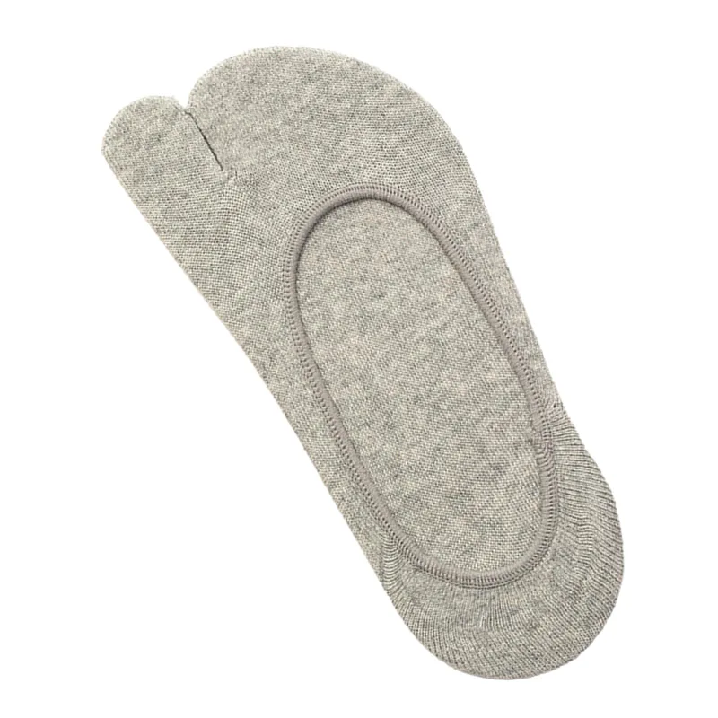 女性用ノーショースプリットトゥソックス、通気性のあるコットン - Invisibility Sock Loafer のレビューと価格
