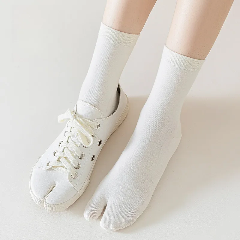 1 ペア綿足袋靴下和風女性の抗摩擦二本指靴下快適な通気性汗吸 - Toe Sock Split のレビューと価格
