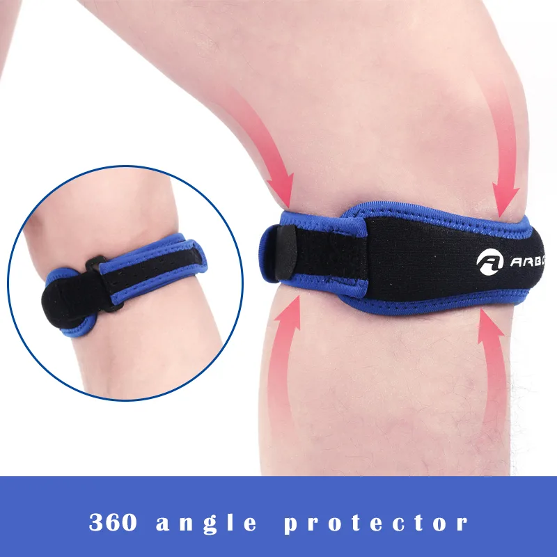 1 PC 膝膝蓋骨腱膝サポートストラップブレース調整可能な衝 - Compression Sleeve Calf のレビューと価格