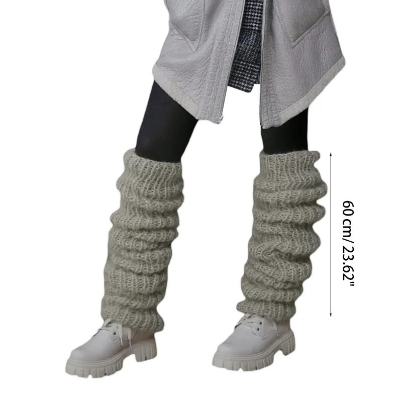 レッグウォーマー,ニット,無地,エクストラロング,ハイブーツ - Boot Sock Slouchy のレビューと価格