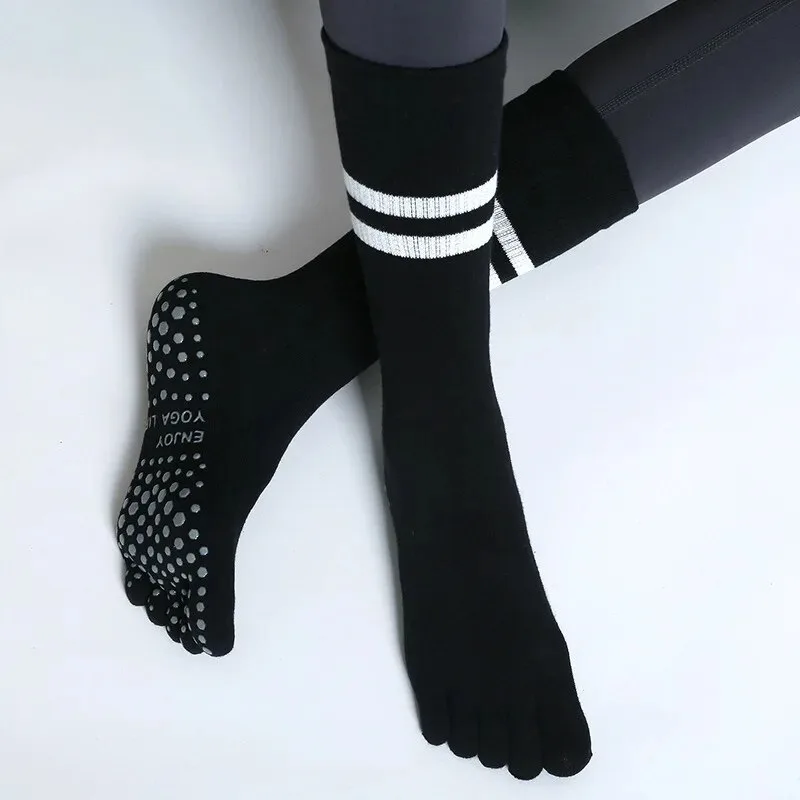 ハーフチューブヨガソックス,通気性,滑り止め,5本の指,スポ - No Show Sock Women のレビューと価格