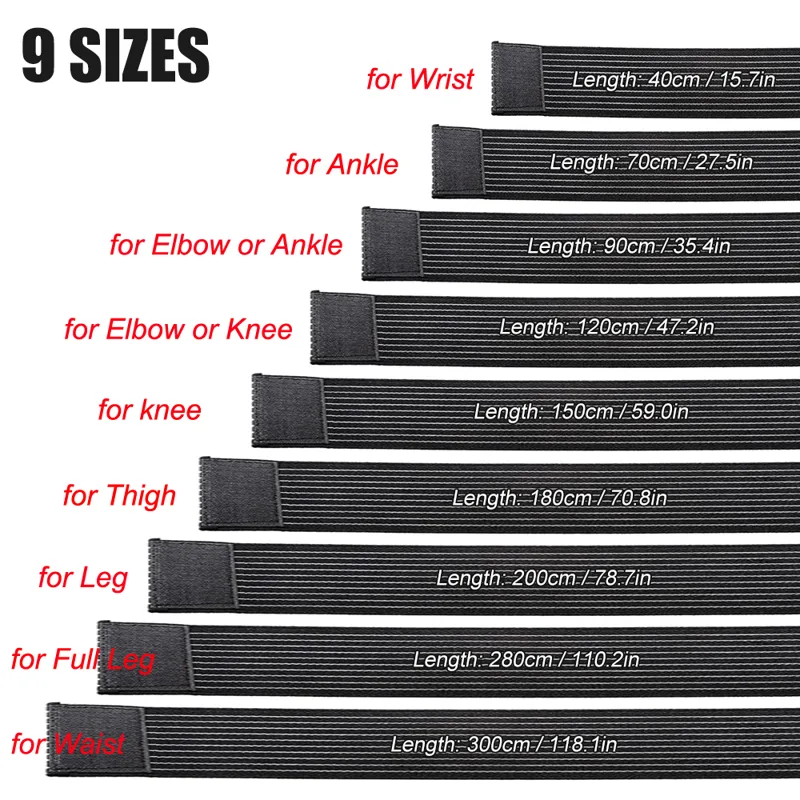 1 個 40-300 センチメートル圧縮包帯プロテクター膝サ - Compression Sleeve Calf のレビューと価格