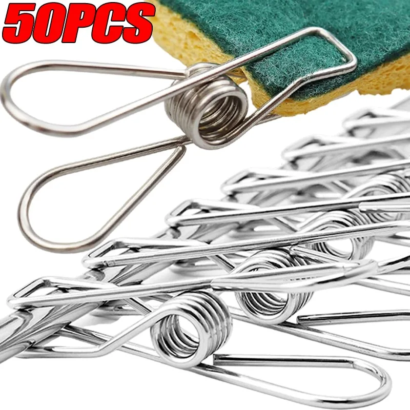 10/50 個ステンレス鋼クリップ多目的洗濯洗濯バサミペグホ - Sock Organizer Tray のレビューと価格