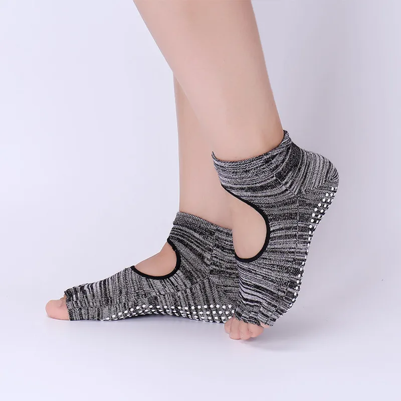 グリップ付き滑り止めヨガソックス 女性用男性用通気性のあるつ - Grip Sock Yoga のレビューと価格