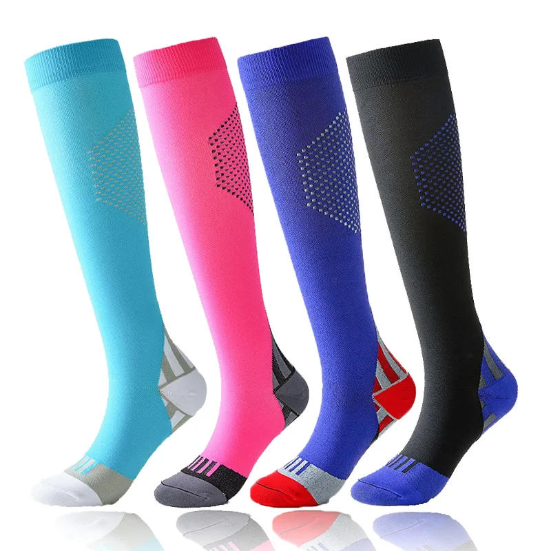 男性と女性のための膝の高圧縮ソックス,看護ソックス,サッカー - Compression Sock Medical のレビューと価格