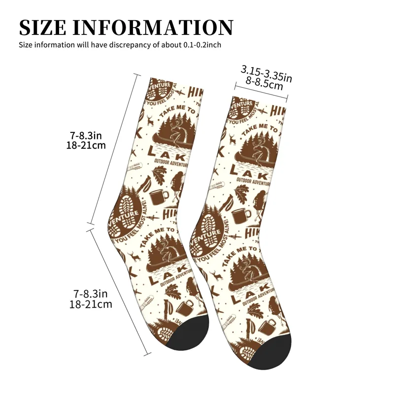 ノベルティメンズヴィンテージレイクハイキング野生動物シームレ - Dress Sock Men のレビューと価格