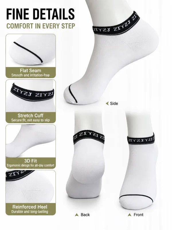 5足組 メンズ カラーブロック アンクルソックス 通気性 コ - Ankle Sock Low Cut のレビューと価格