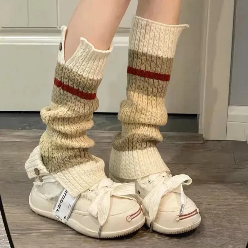 新しい ​ Y2K ニットレッグウォーマー ヴィンテージカラ - Boot Sock Slouchy のレビューと価格